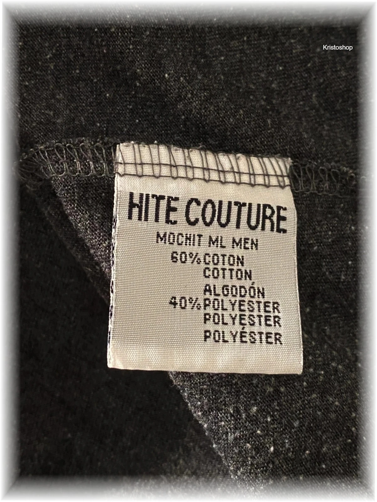 Long-sleeve T-shirt Hite Couture Size L 💀 – photo 6